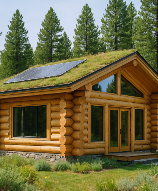 eco-friendly log cabin kits